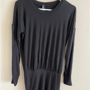 Womens Black XXI Long Sleeve Mini‎ Dress size Medium